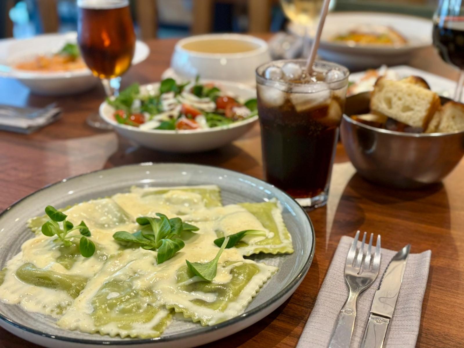 Ravioli maison aux herbes